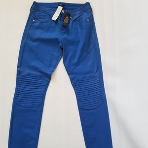 Bebe womens moto jeans